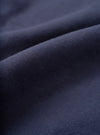 Navy Comfort Moleskin Pleated Track Pant