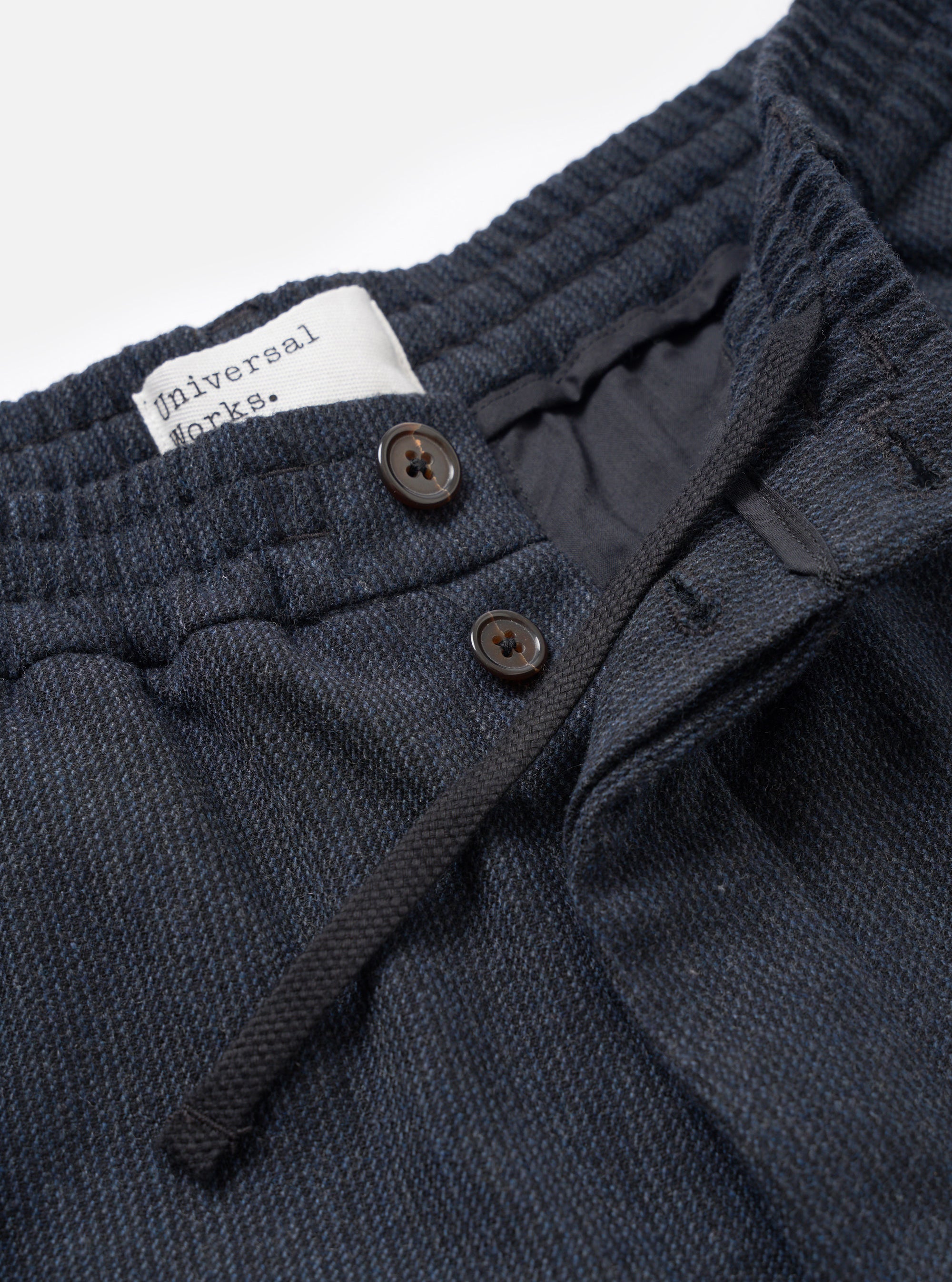 Navy Airline Flannel Oxford Pant