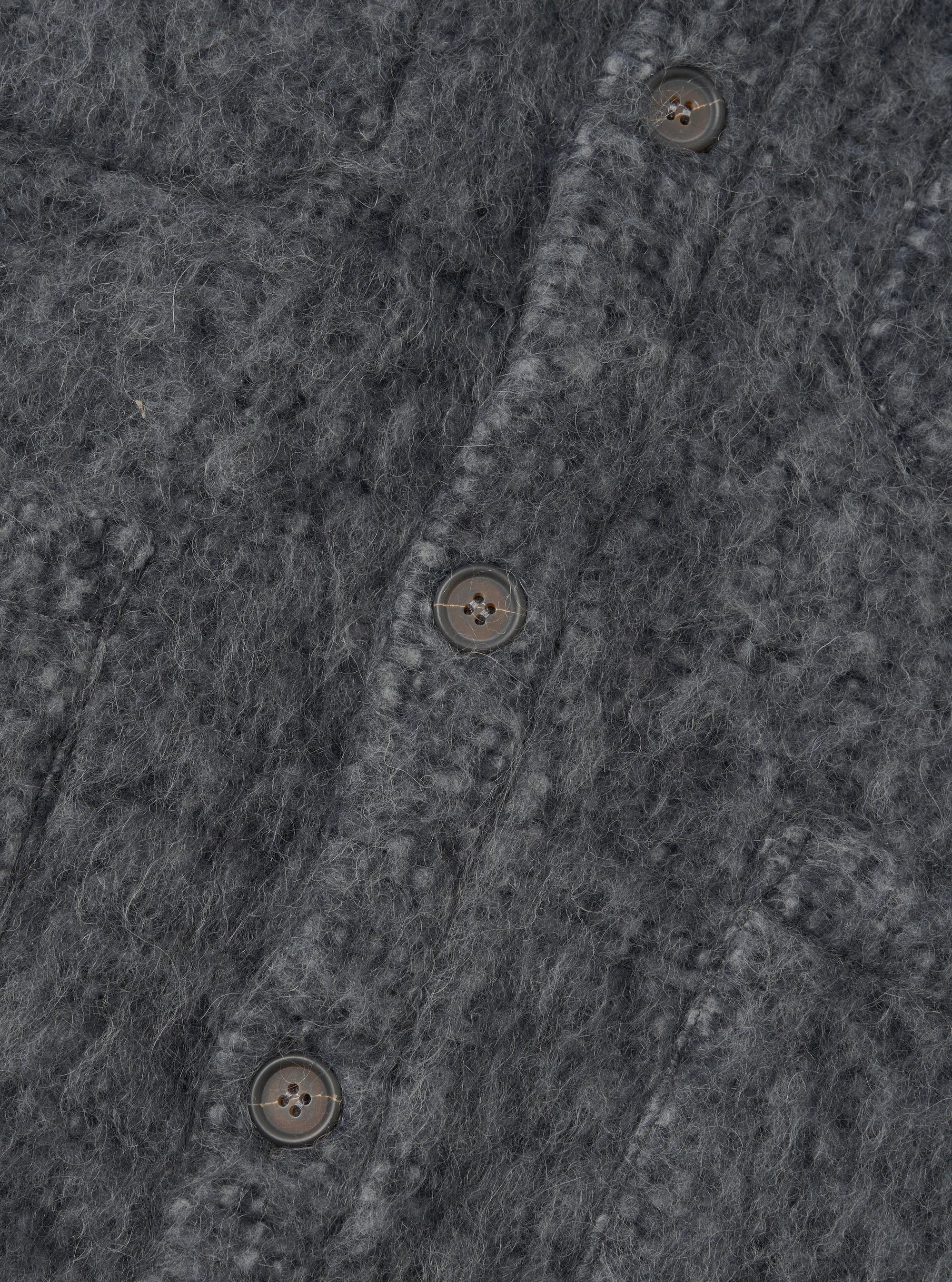 Navy/Pale Grey Losso Mohair Mix Cardigan