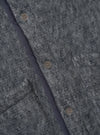 Navy/Pale Grey Losso Mohair Mix Lancaster Gilet