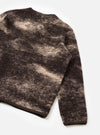 Brown Cloud Camo Knit Cardigan