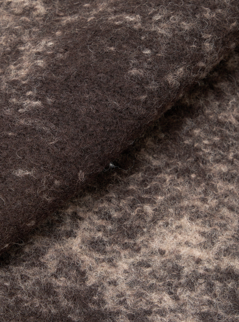 Brown Cloud Camo Knit Cardigan