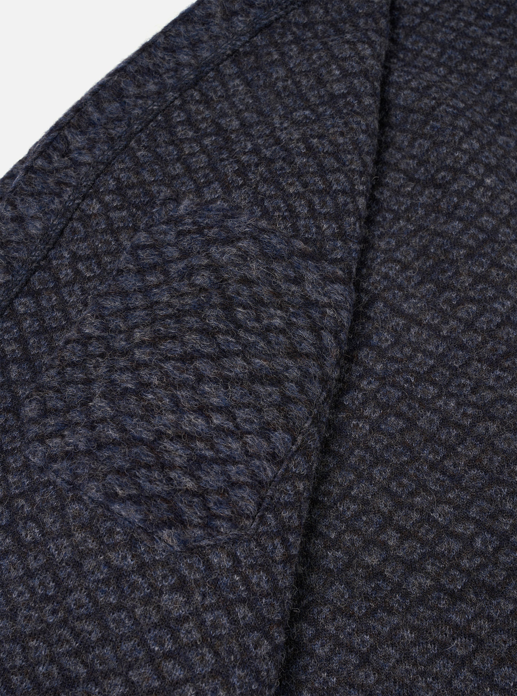 Charcoal Diamond Fleece Cardigan