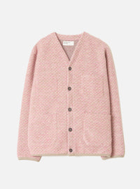 Pink Diamond Fleece Cardigan