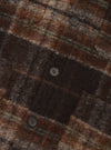 Brown Pino Wool Fleece Cardigan