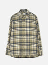 Olive Jazz Check Standard Shirt