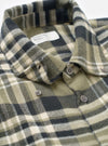 Olive Jazz Check Standard Shirt