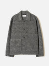 Grey Marl Wool Mix Knit Rams Jacket