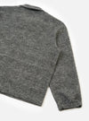 Grey Marl Wool Mix Knit Rams Jacket