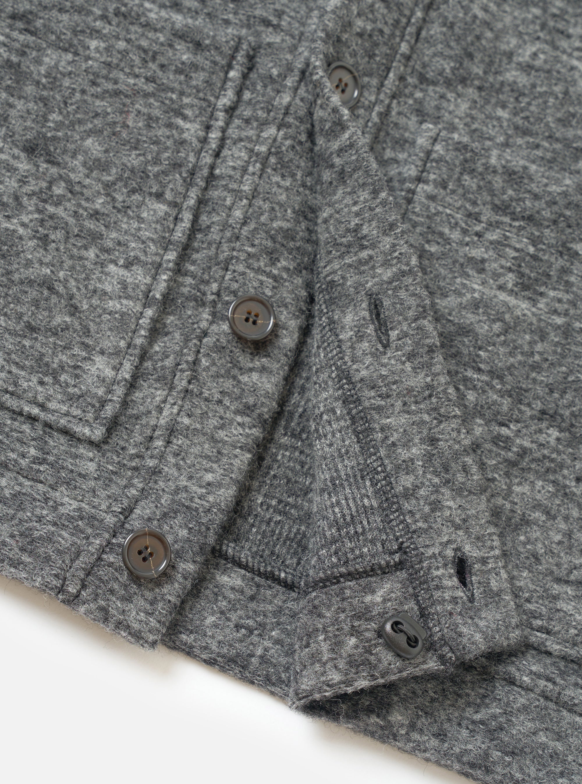Grey Marl Wool Mix Knit Advance Cardigan