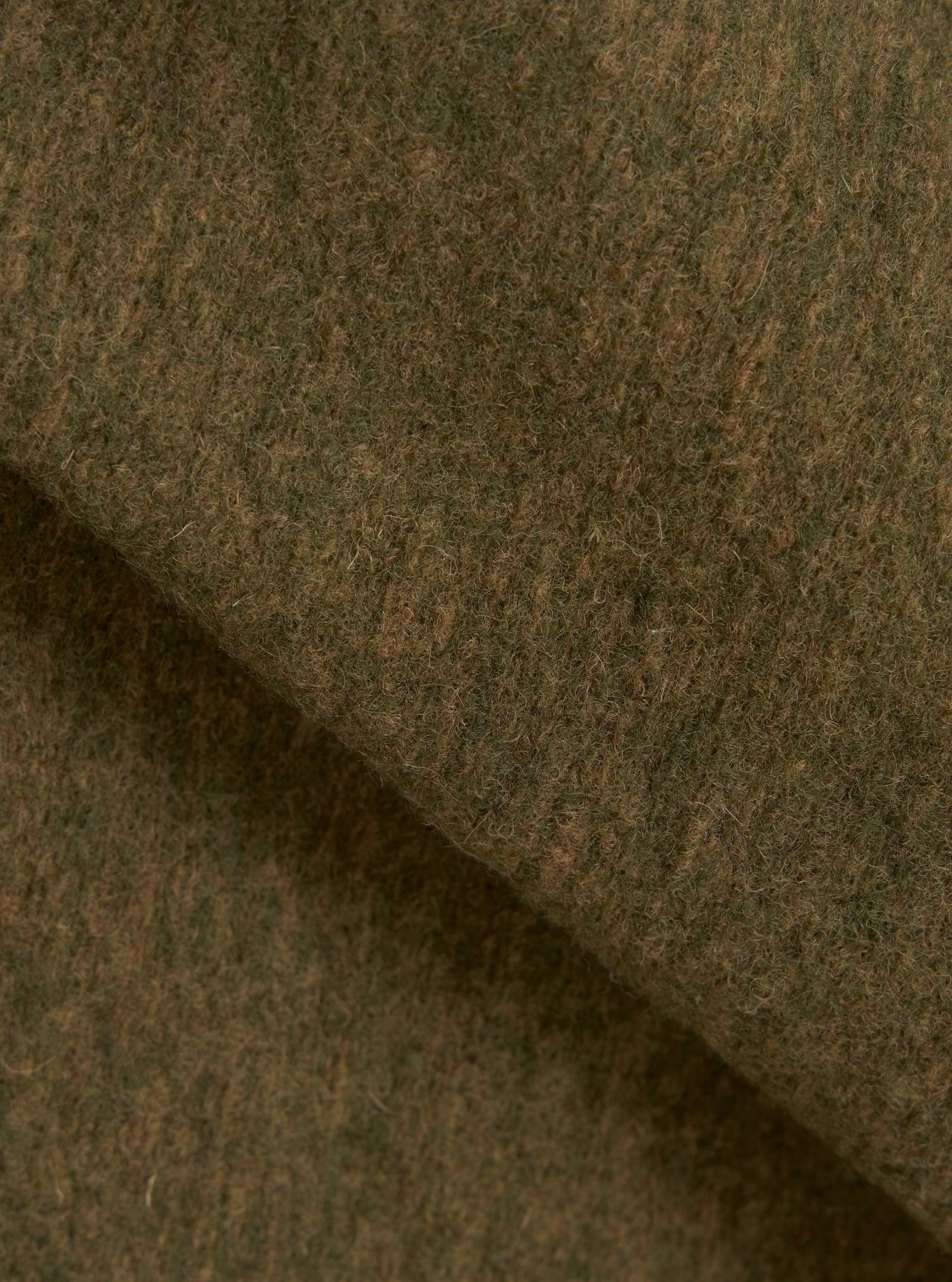 Olive Wool Mix Knit Advance Cardigan