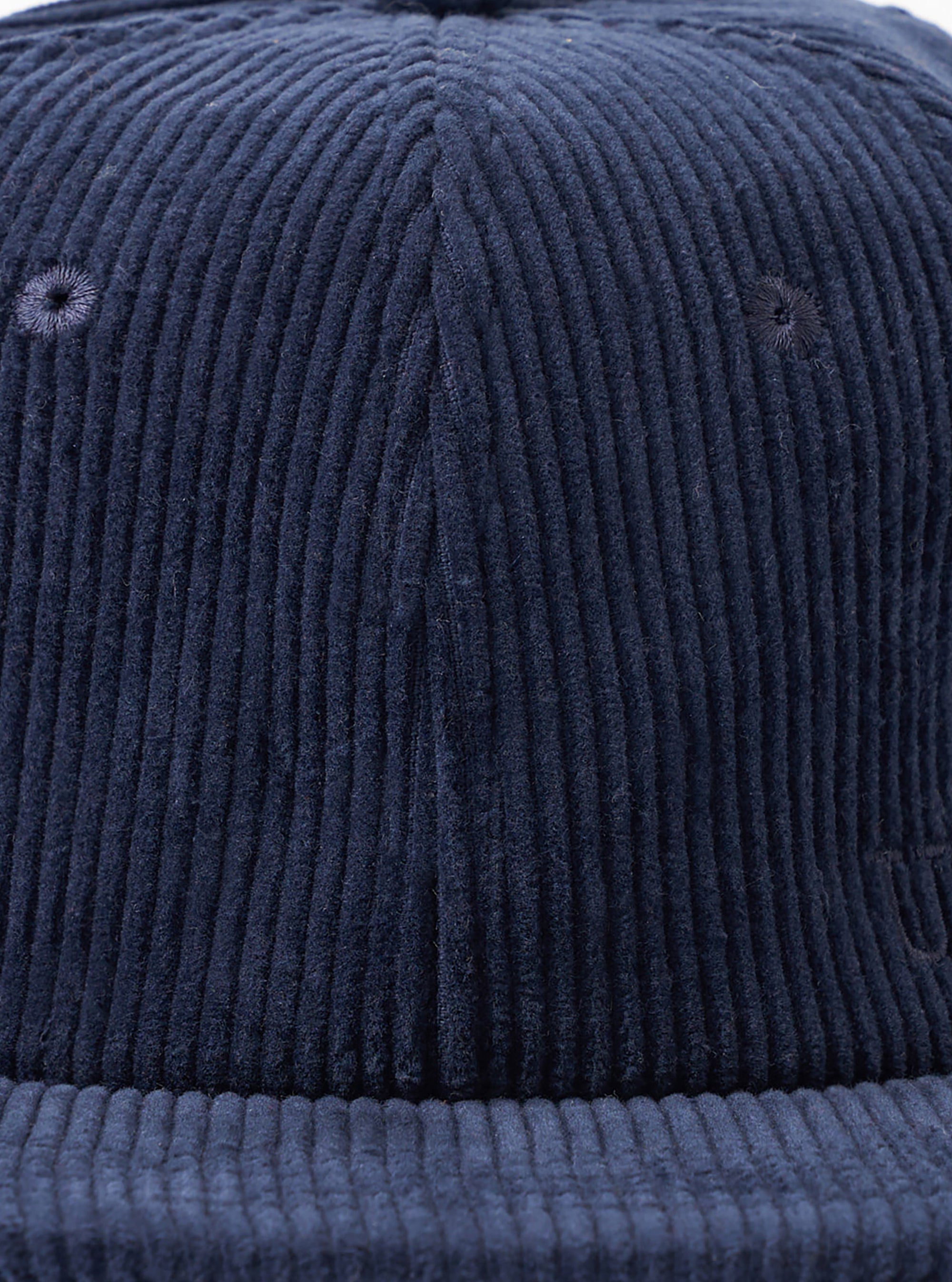 Dark Navy Cord Baseball Hat