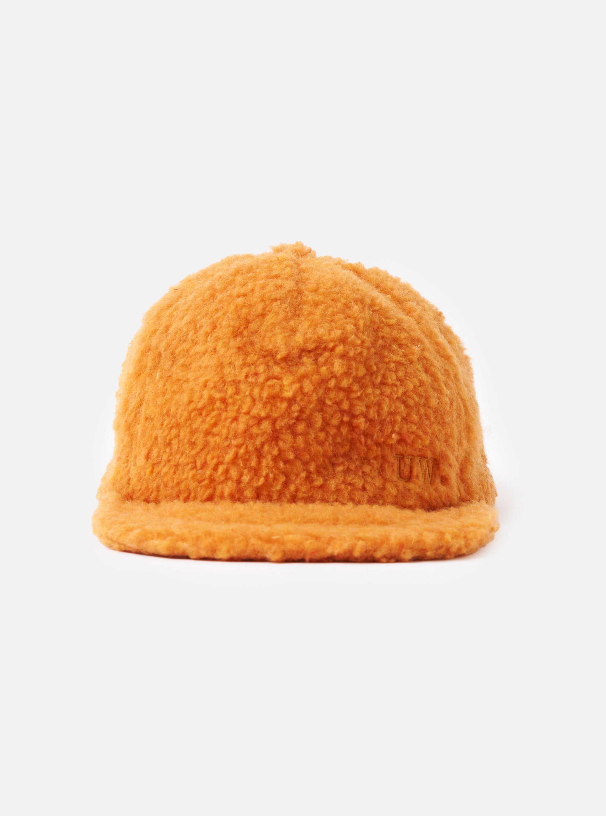 Orange Artic Fleece Baseball Hat