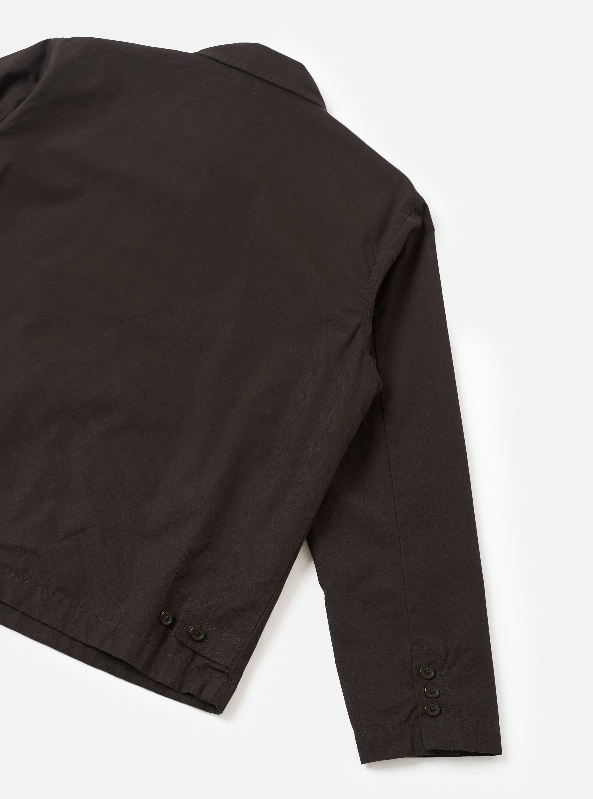 Brown Micro Canvas Warmus Jacket