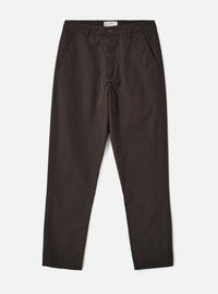 Brown Micro Canvas Military Chino