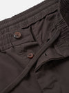 Brown Micro Canvas Oxford Pant