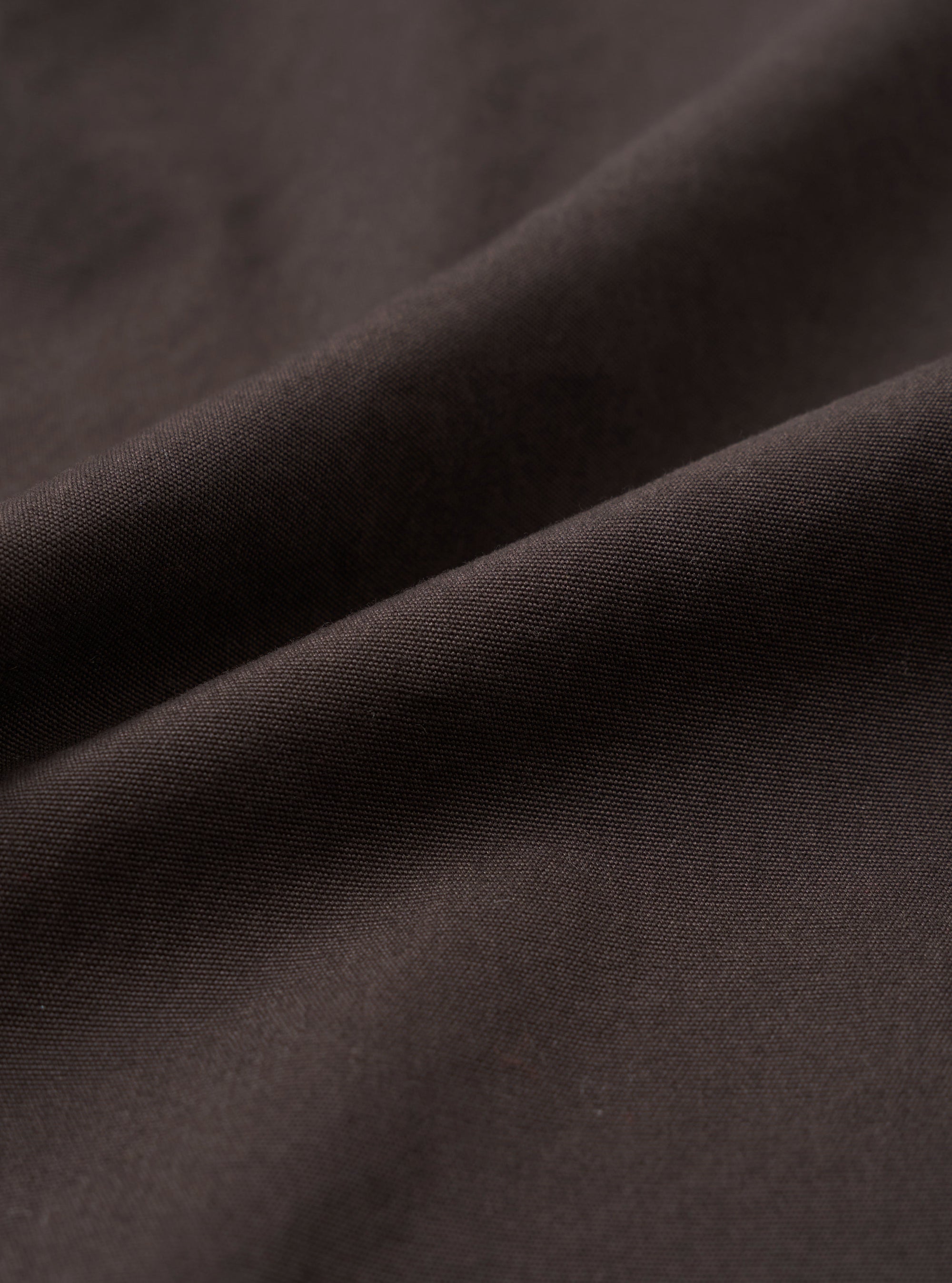 Brown Micro Canvas Oxford Pant