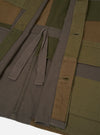 Olive Patchwork Twill MW Fatigue Jacket