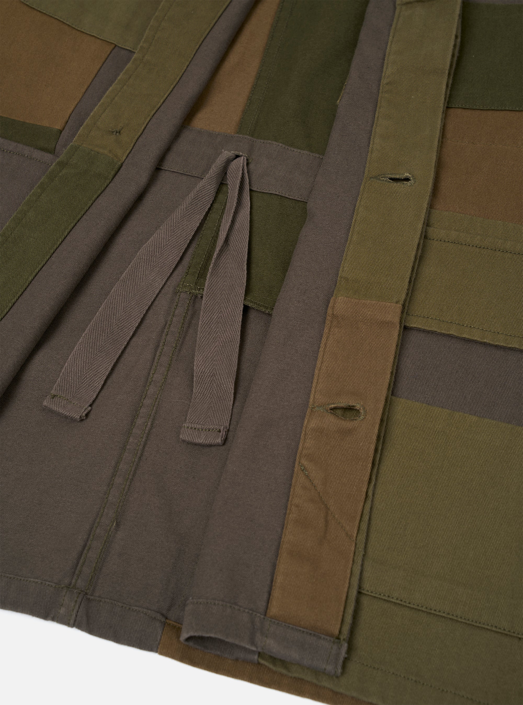 Olive Patchwork Twill MW Fatigue Jacket