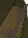 Olive Patchwork Twill MW Fatigue Jacket