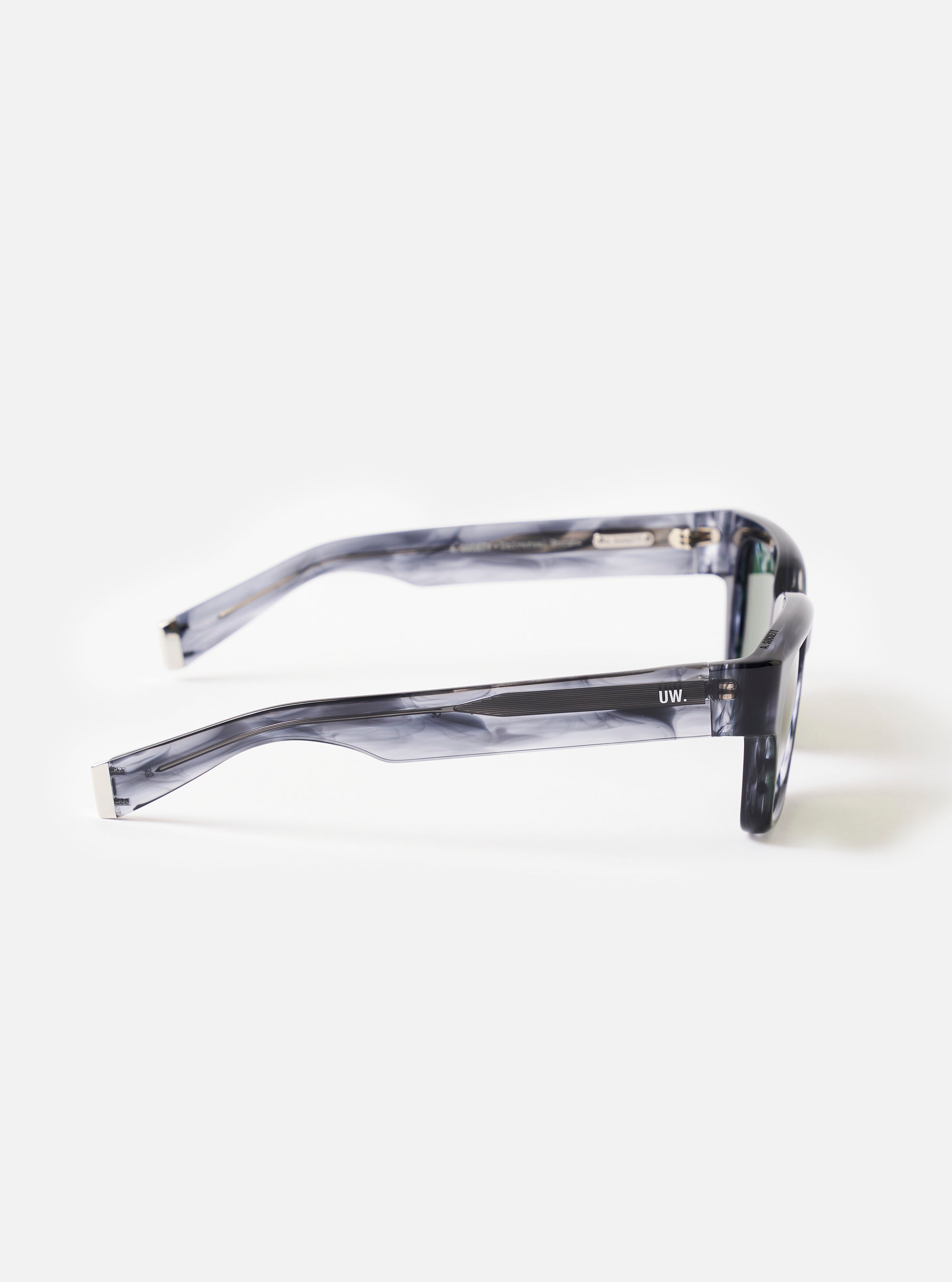 A. SOCIETY x Universal Works Grey Havana Hollywood Sunglasses