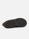 Close-up of the sole of a Paraboot Black Leather Michael Marche II shoe on a white background. The sole is black and has a lug pattern.