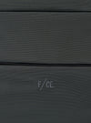 Close-up of the F/CE.® Grey 420 re/cor Sacoche showing the texture of the grey material and the subtle F/CE. logo. Studio shot.