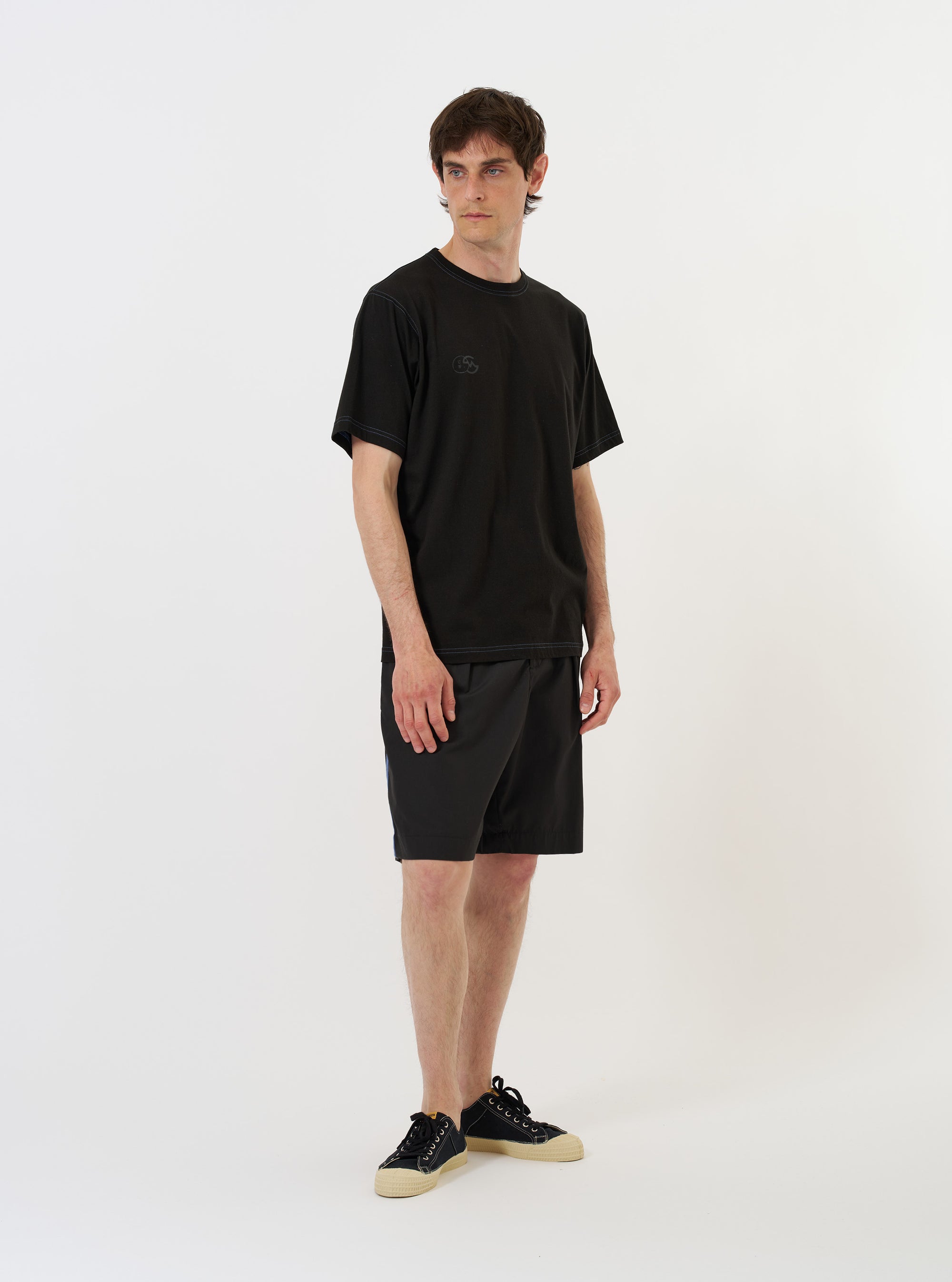 master-piece x Universal Works Black Single Jersey Print Tee