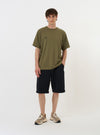 master-piece x Universal Works Olive Single Jersey Print Tee