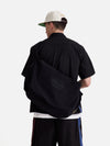 master-piece x Universal Works Black Large Canvas Shoulder Bag