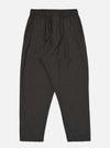 A pair of Brown Marl Tropical Suiting Pleated Track Pants is displayed flat against a plain white background. The trousers feature a loose, tapered fit with a drawstring waistband and prominent pleats at the front.