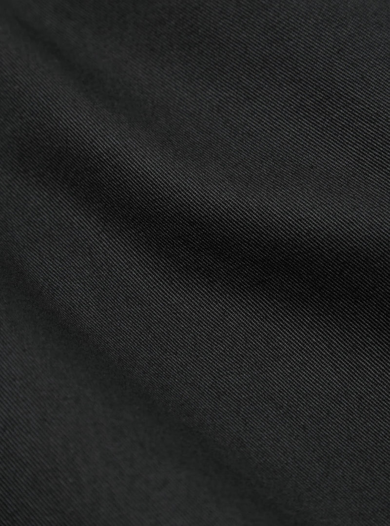 Black Twill Hi Water Trouser
