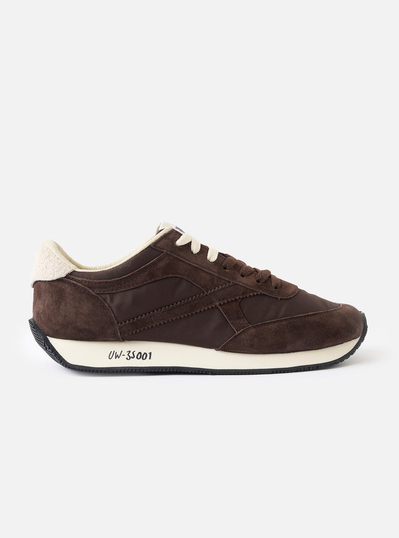 Walsh x Universal Works Tornado in Brown Leather/Canvas