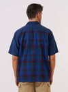 Limited Edition Navy Mixed Check Camp Shirt