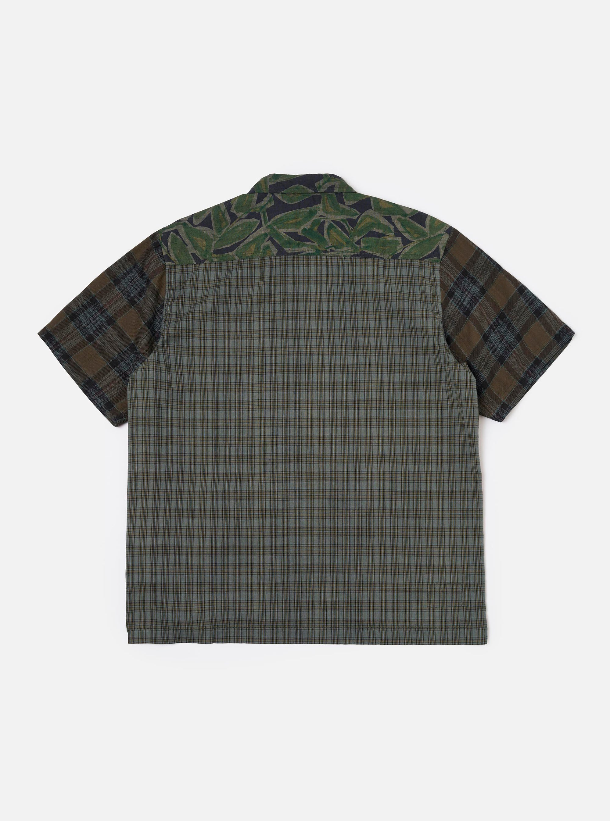Limited Edition Olive Mixed Check Camp Shirt