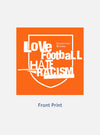 Orange Single Jersey Charity Football Tee