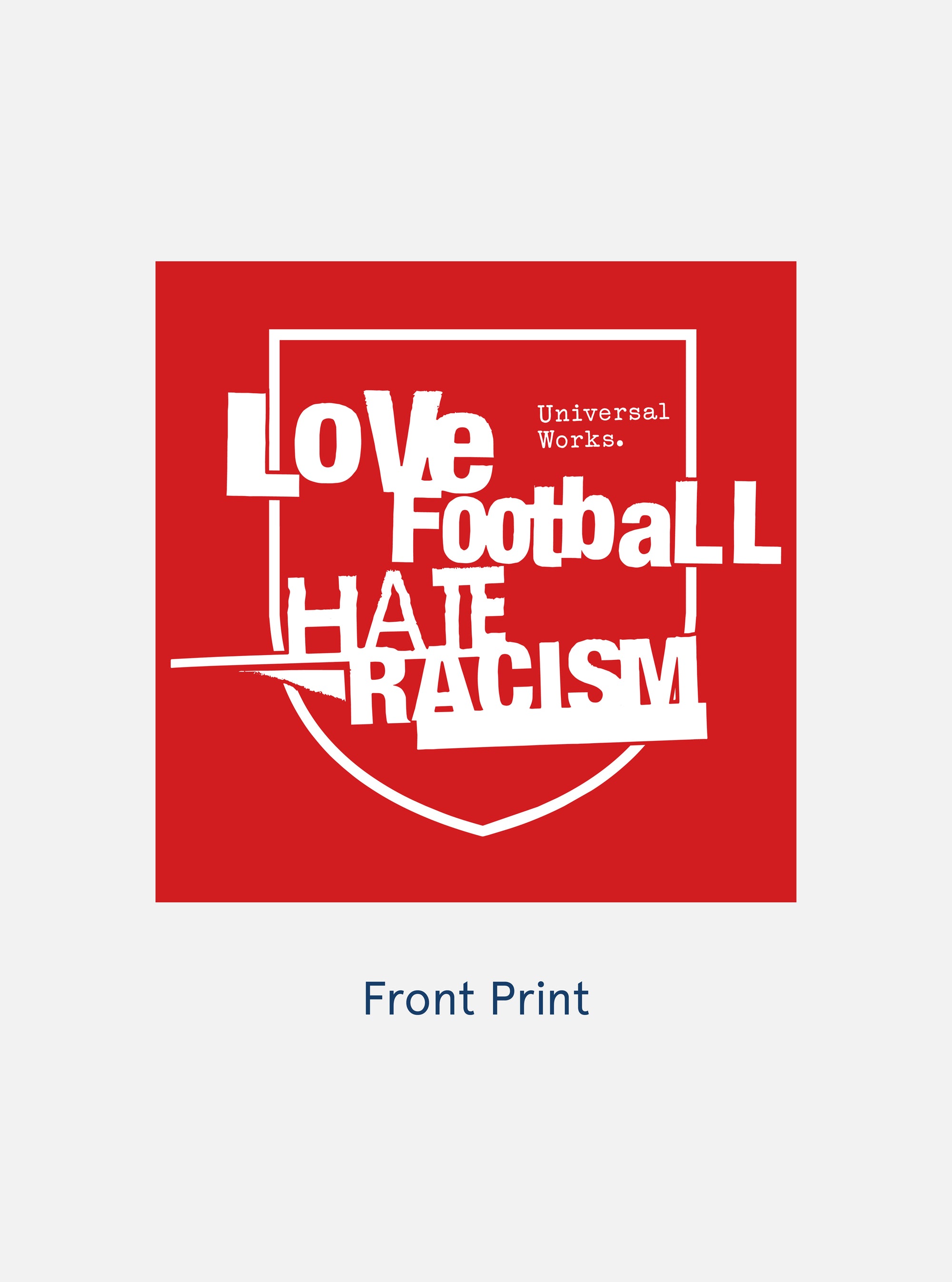 Red Single Jersey Charity Football Tee