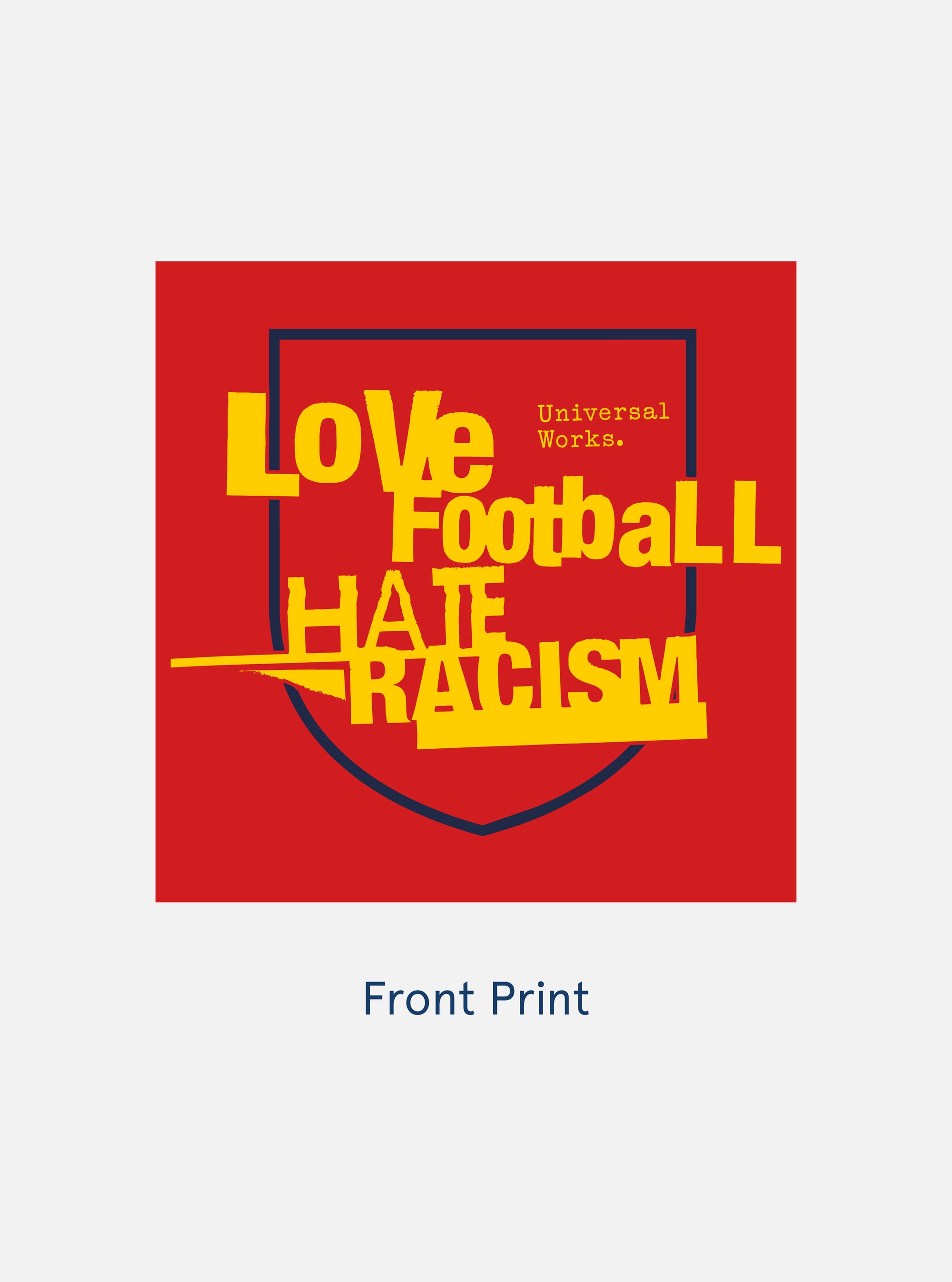 Red Single Jersey Charity Football Tee