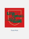 Red Single Jersey Charity Football Tee