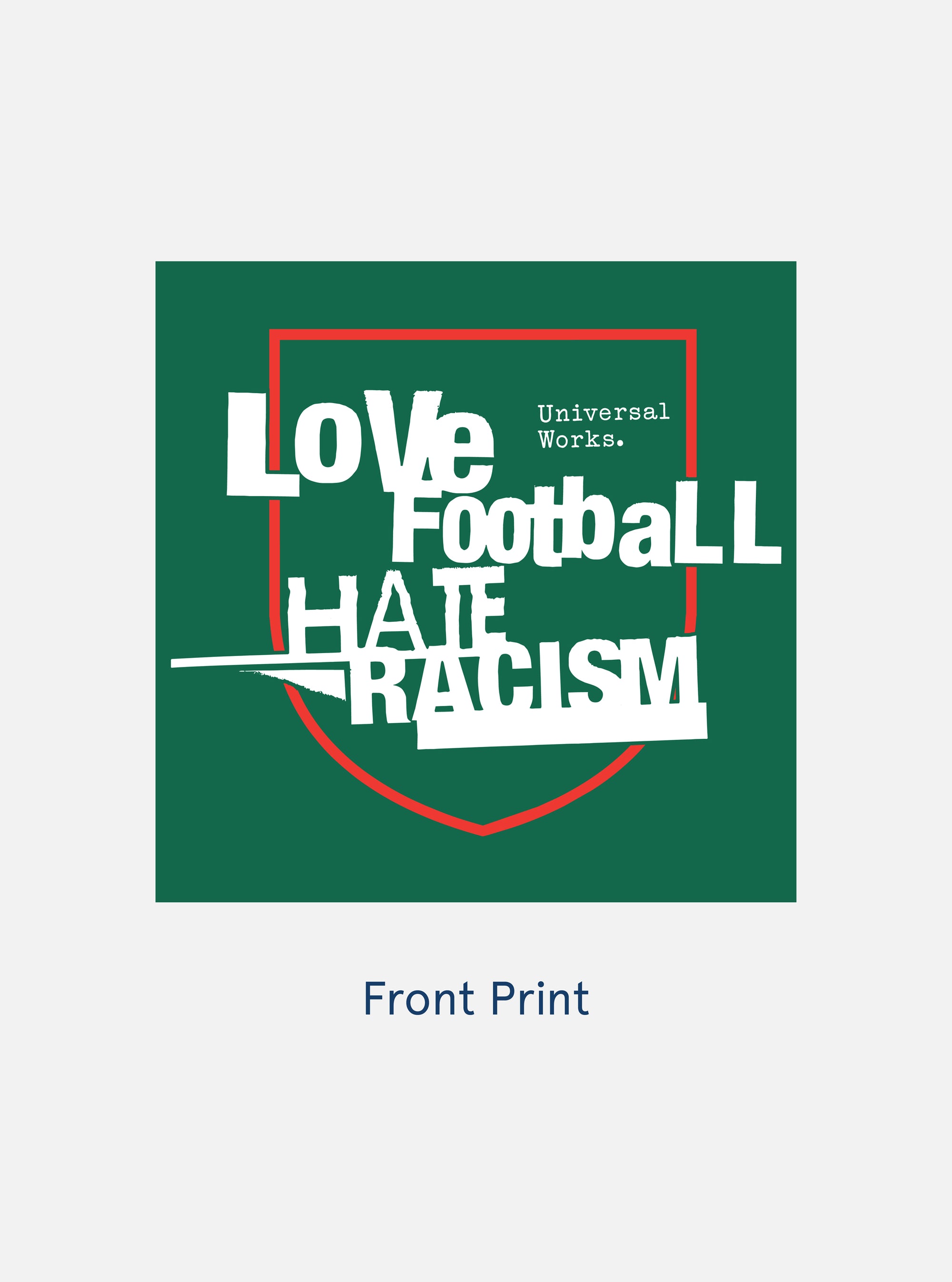 Green Single Jersey Charity Football Tee