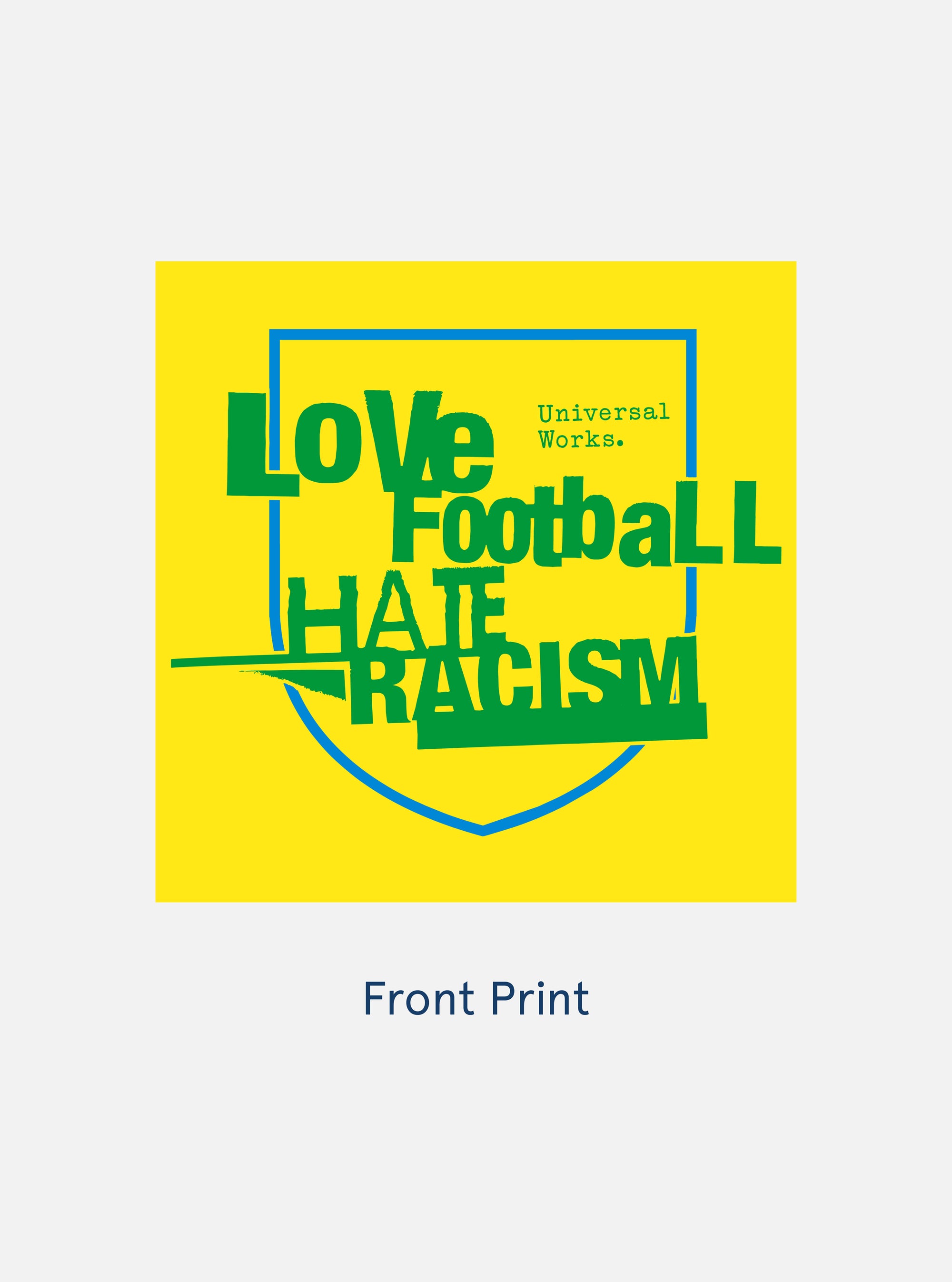 Yellow Single Jersey Charity Football Tee