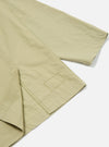 Close-up of the pale green Broadcloth Cancun Jacket on a white background, showing the fabric texture and stitching details.