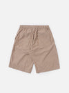 Brown/White Cotton Stripe Vacation Short