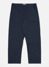 The Navy Twill Fatigue Pant (Undarted) in navy twill. Shown on a white background, these pants feature a relaxed fit and classic fatigue styling.